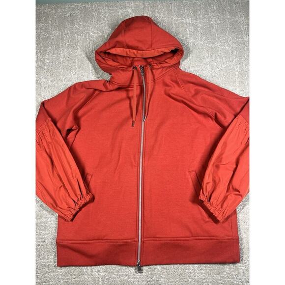 Athleta On My Way Triumph Hoodie Womens Large Full Zip Jacket - Picture 1 of 6